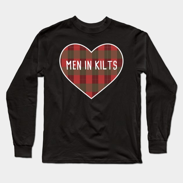 I Love Men In Kilts Long Sleeve T-Shirt by MeatMan